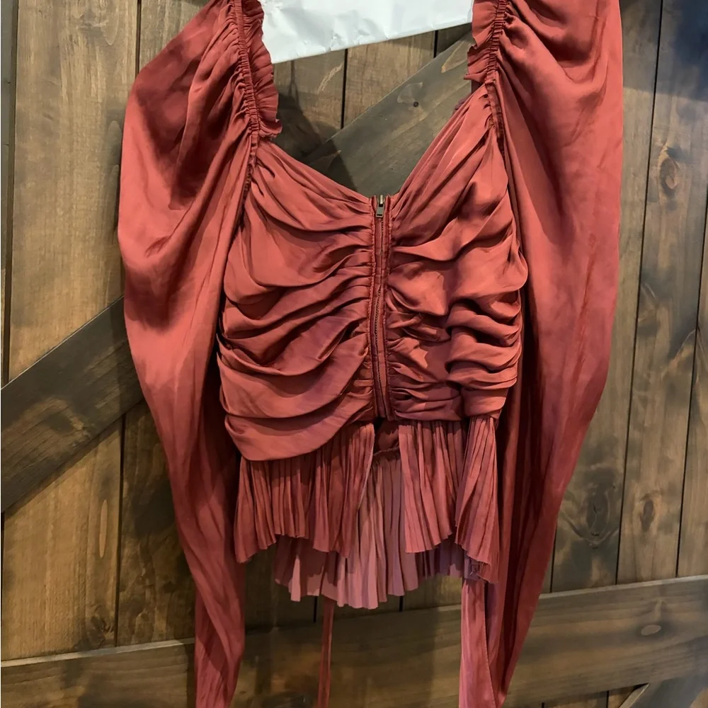 Ulla Johnson Rust Blouse - Picture 11 of 15